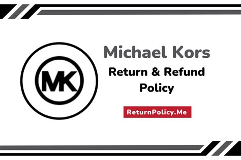 michael kors watch band warranty|Michael Kors outlet refund policy.